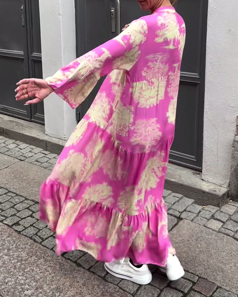 Ophelia - Lange Vloeiende Jurk
