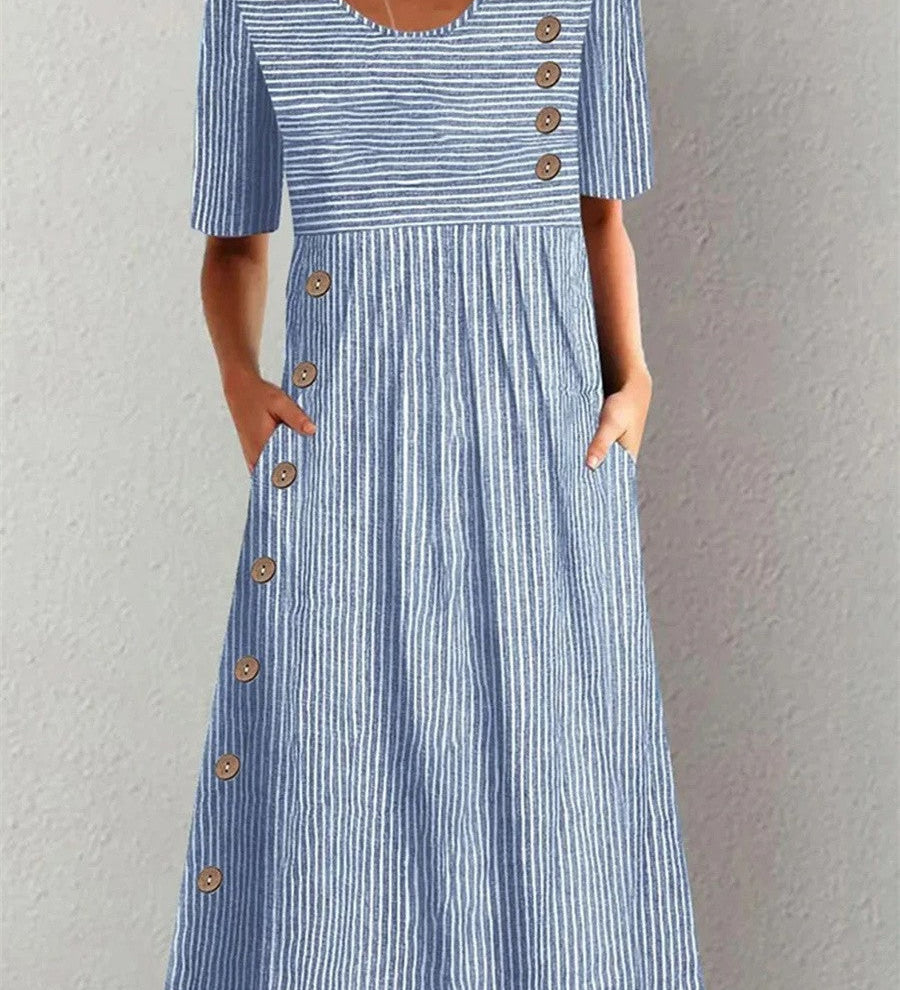 Sofia™ | Gestreepte zomerjurk