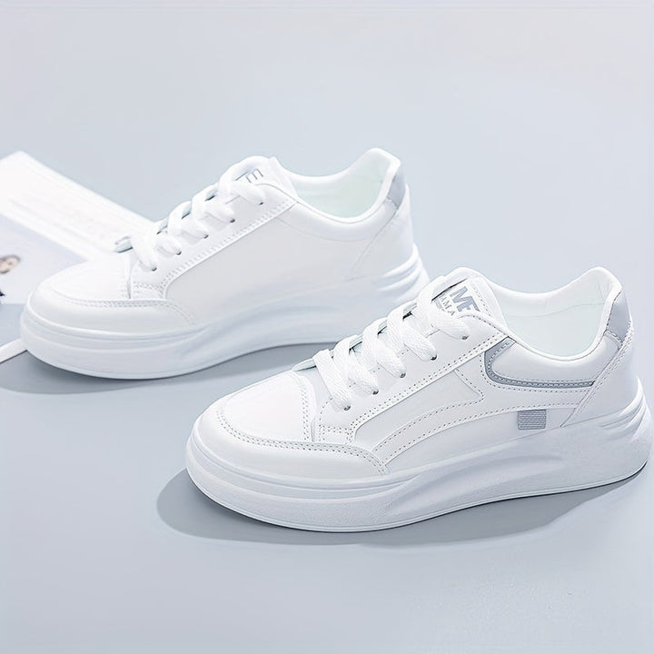 Chique witte sneakers met licht comfort