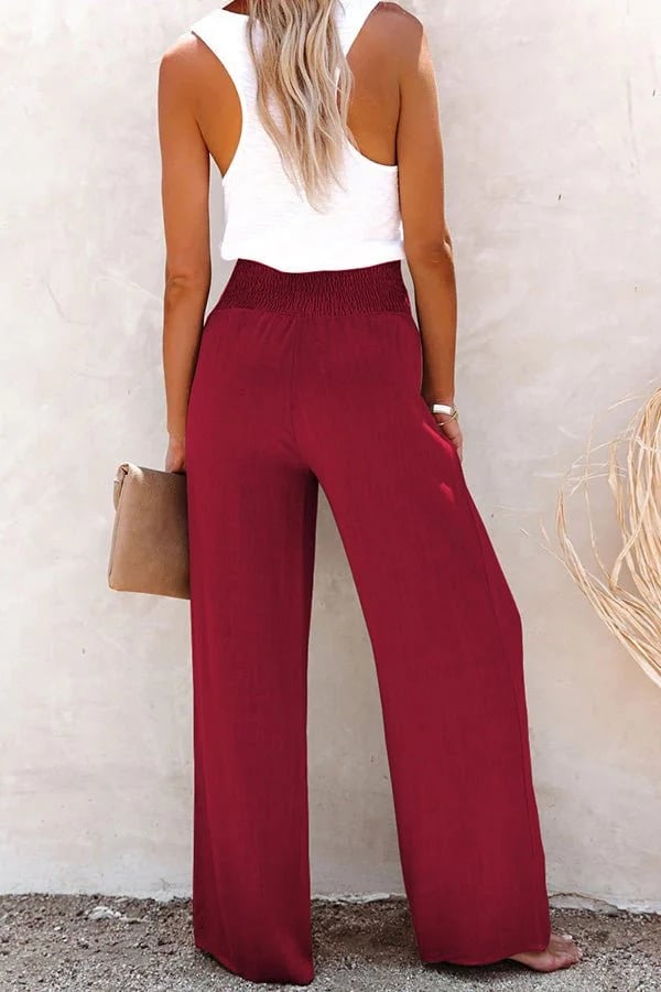 Riana - Hoge Taille Relaxed Broek