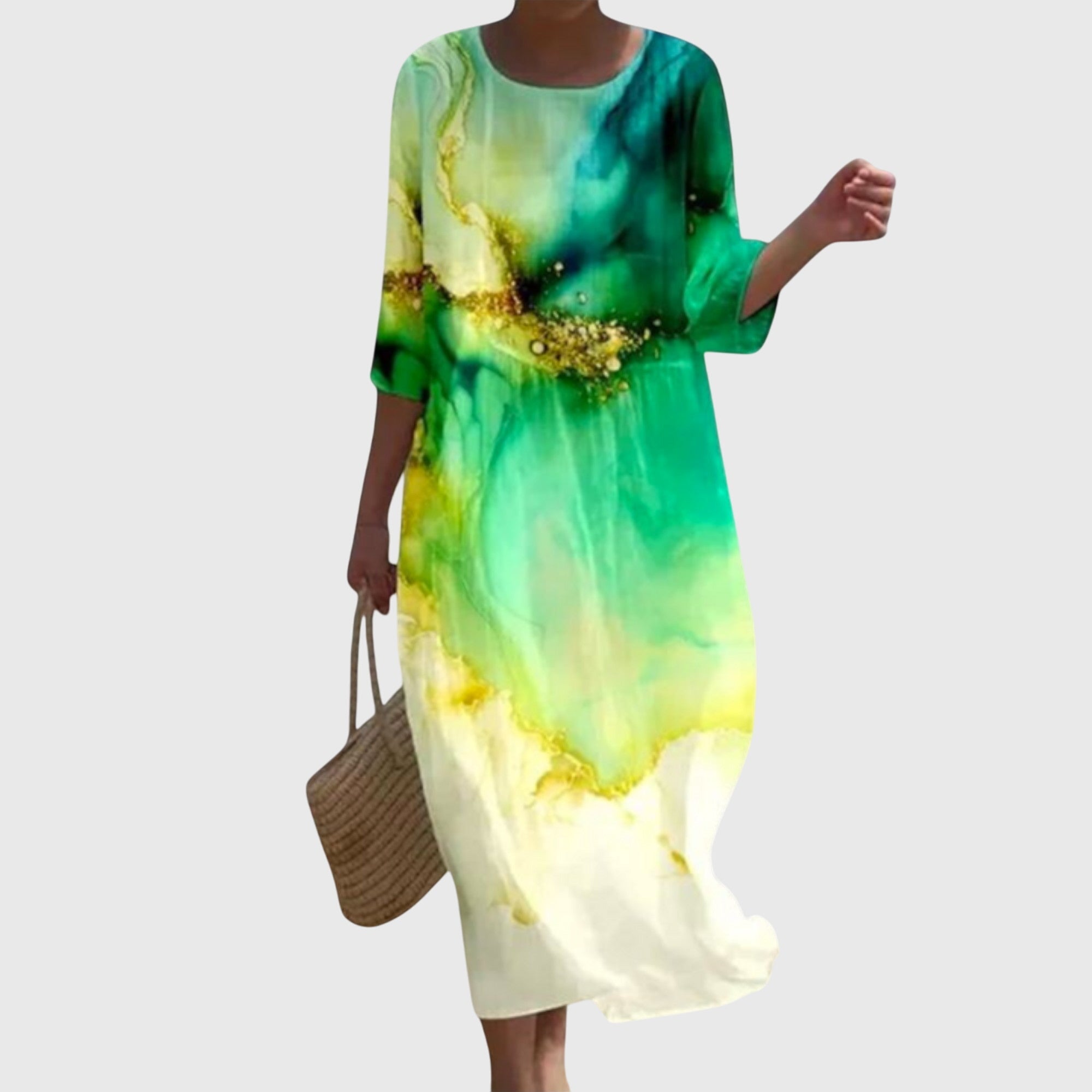 Hanneke™ | Elegante Maxi Bloemenjurk