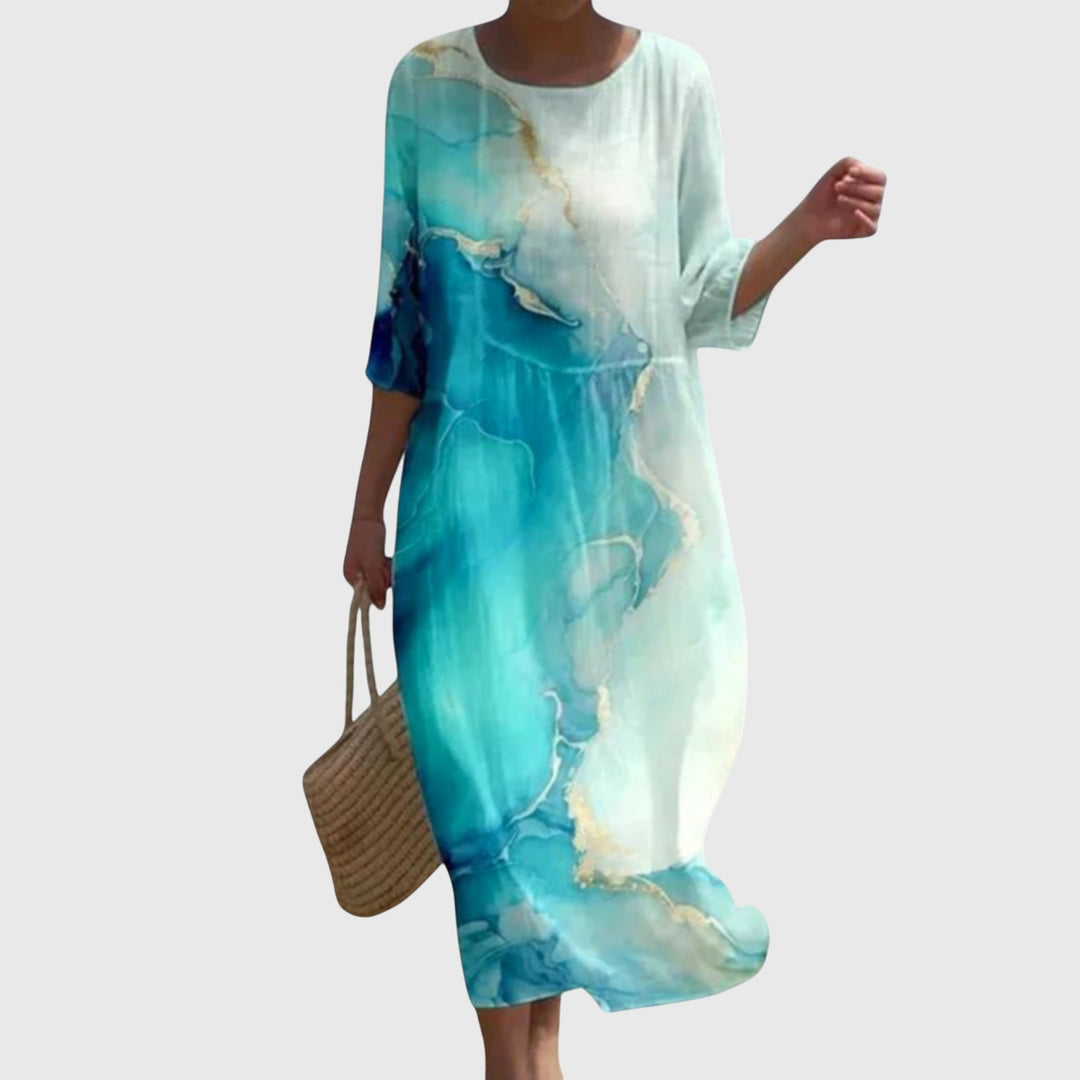 Hayley™ | Elegante Maxi Bloemenjurk