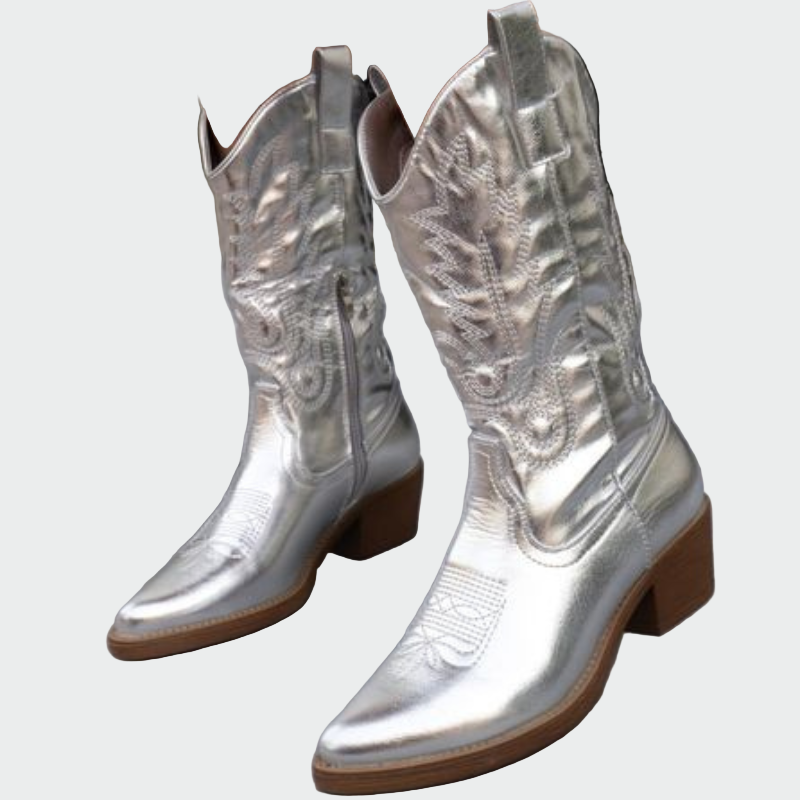 Annet | Metallic cowboylaarzen