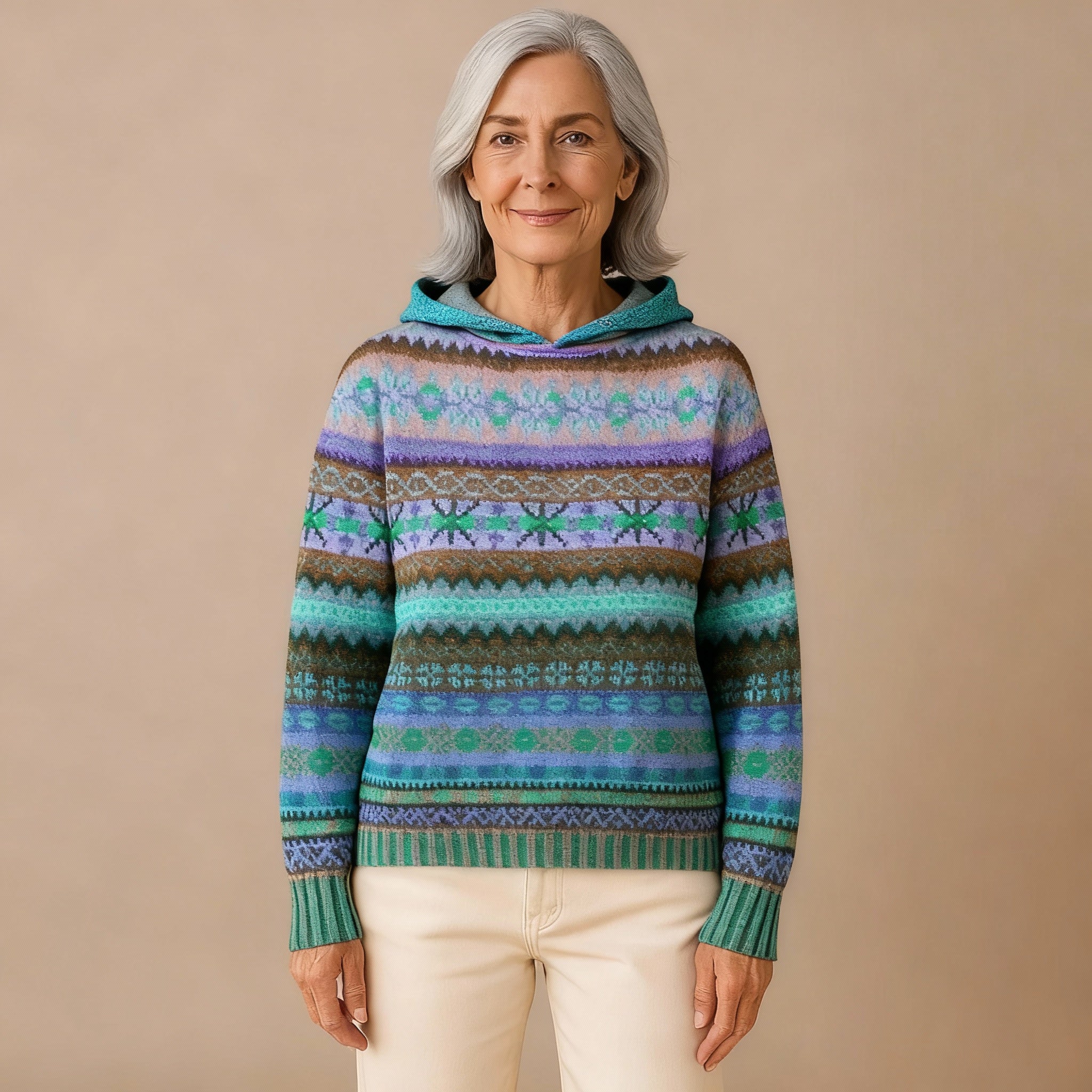 GABY | ETNISCHE RETRO HOODIE