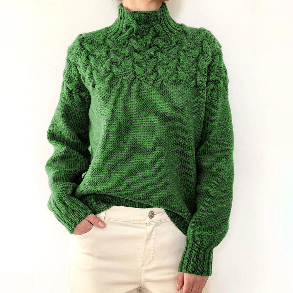 Nina | Warme gebreide coltrui