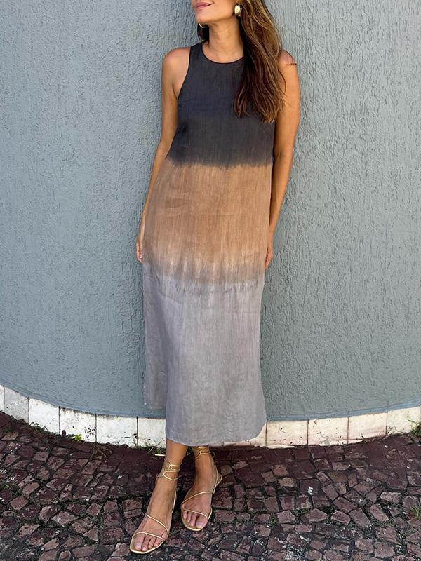Heather - Casual Gradient Jurk