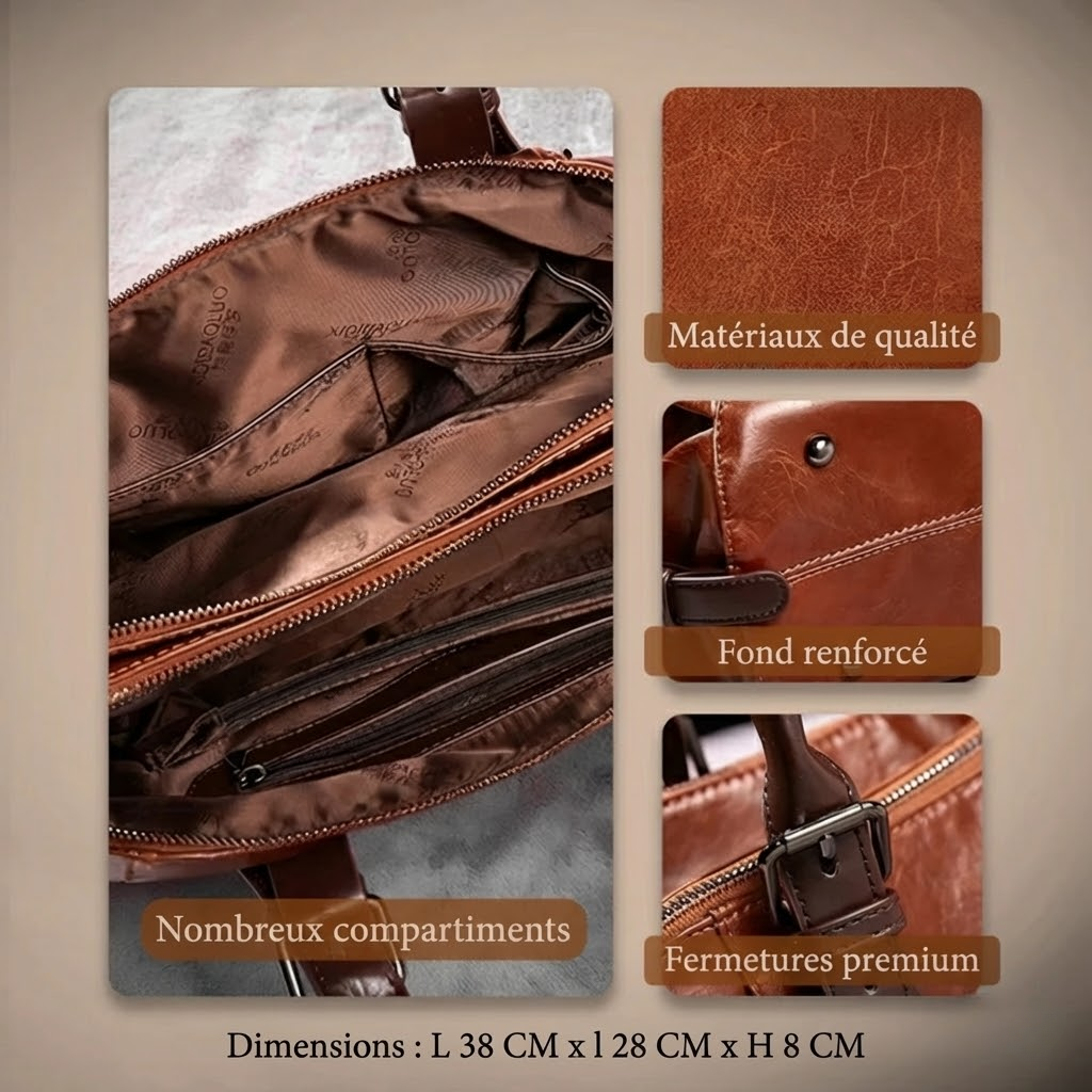 Amy™ | Tijdloze luxe handtas