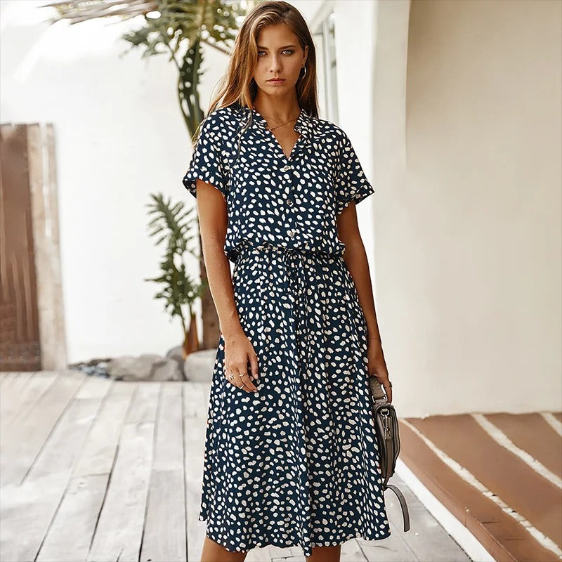 Faelina - Zomer jurk met print