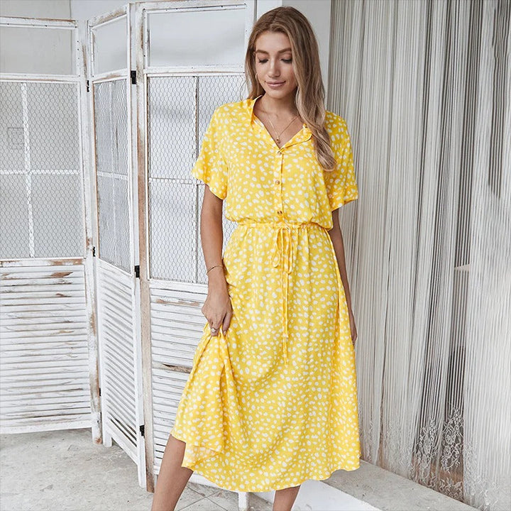 Faelina - Zomer jurk met print