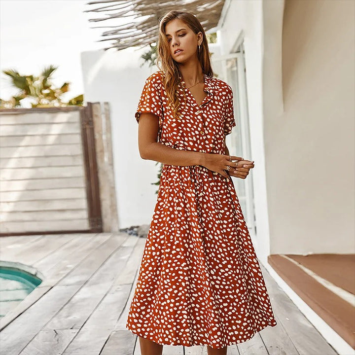 Faelina - Zomer jurk met print