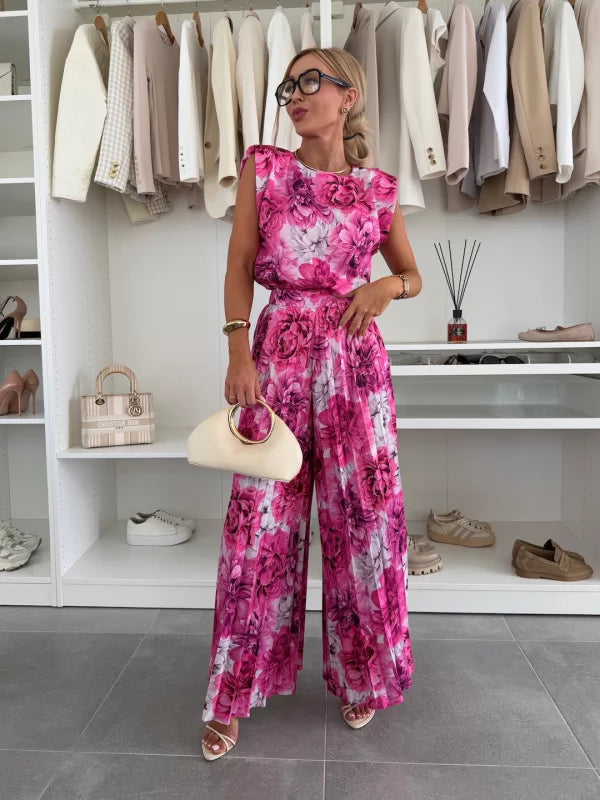 Marian - Elegant Plissé Ensemble