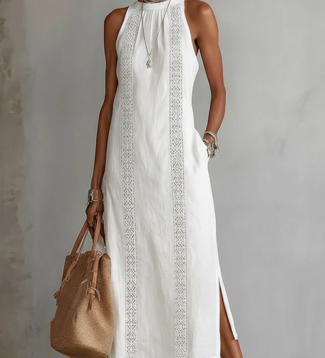 Chloe | Elegante Midi Zomerjurk