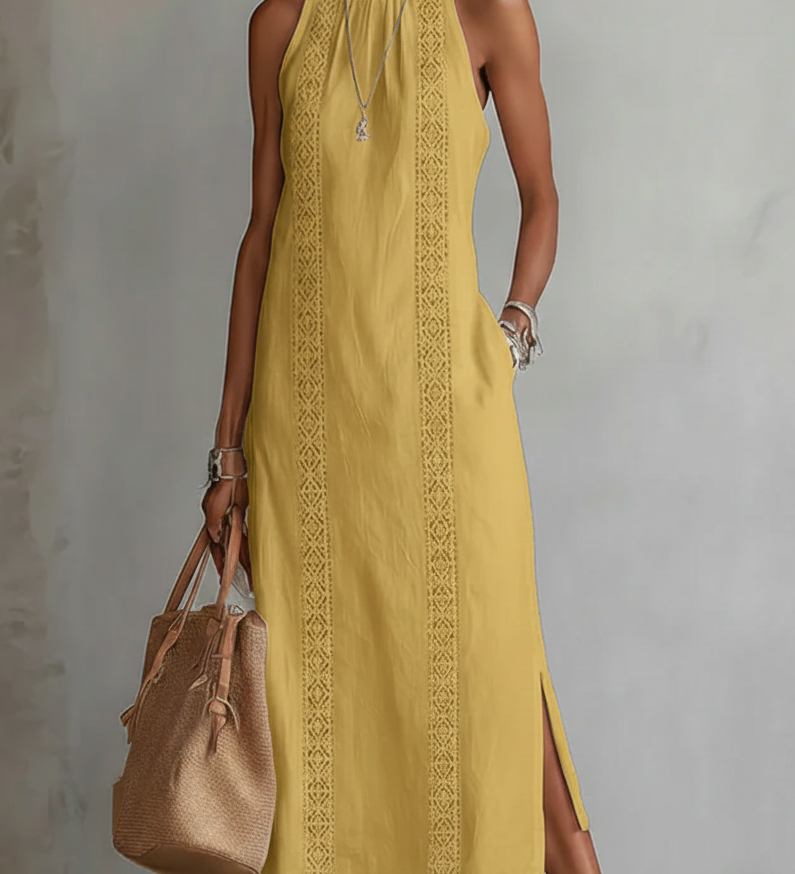 Chloe | Elegante Midi Zomerjurk