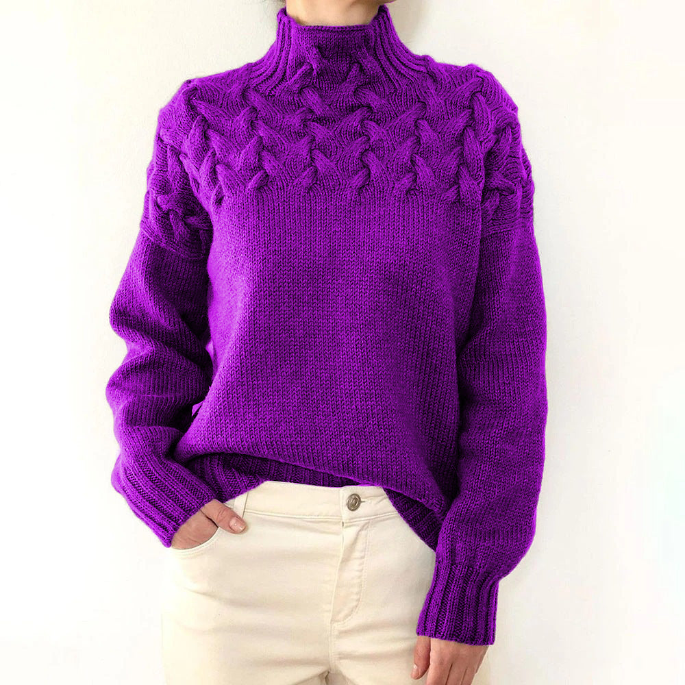 Nina | Warme gebreide coltrui