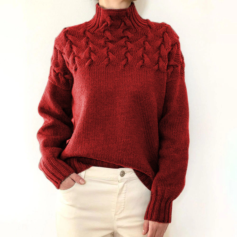 Nina | Warme gebreide coltrui