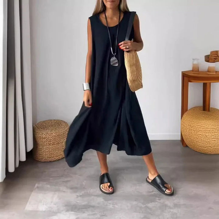 Amaris - Casual Mouwloze Jurk