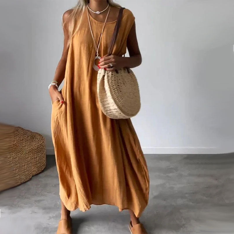 Amaris - Casual Mouwloze Jurk