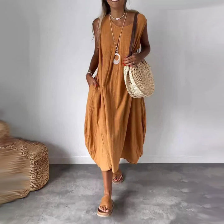 Amaris - Casual Mouwloze Jurk