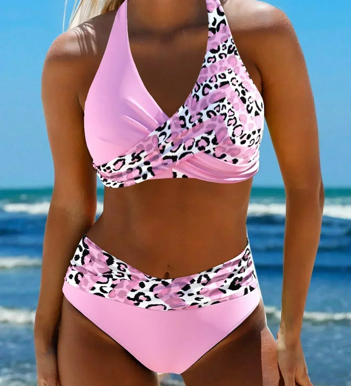 Eva | Bikini met gekruiste details