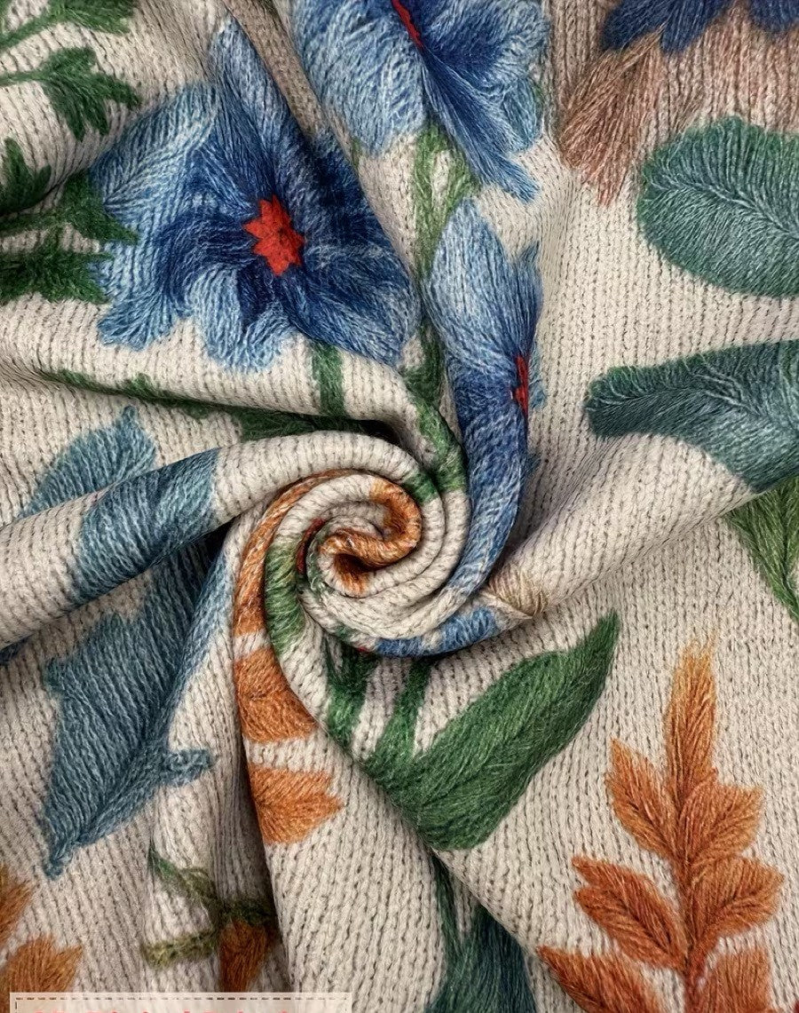 Renata™ | Cardigan Zip Floreale Giardino Botanico