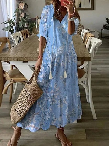 LUNA | MIDDEN BOHO STIJL JURK ZONDER MOEITE