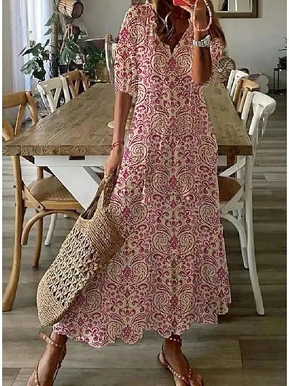 Michaela - Boho Jurk met Buikbedekking