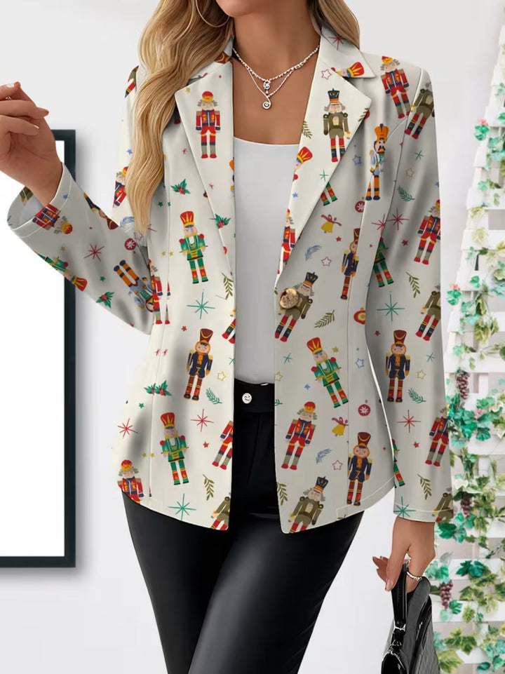 VIVENNE | NOTENKRACKER PRINT BLAZER