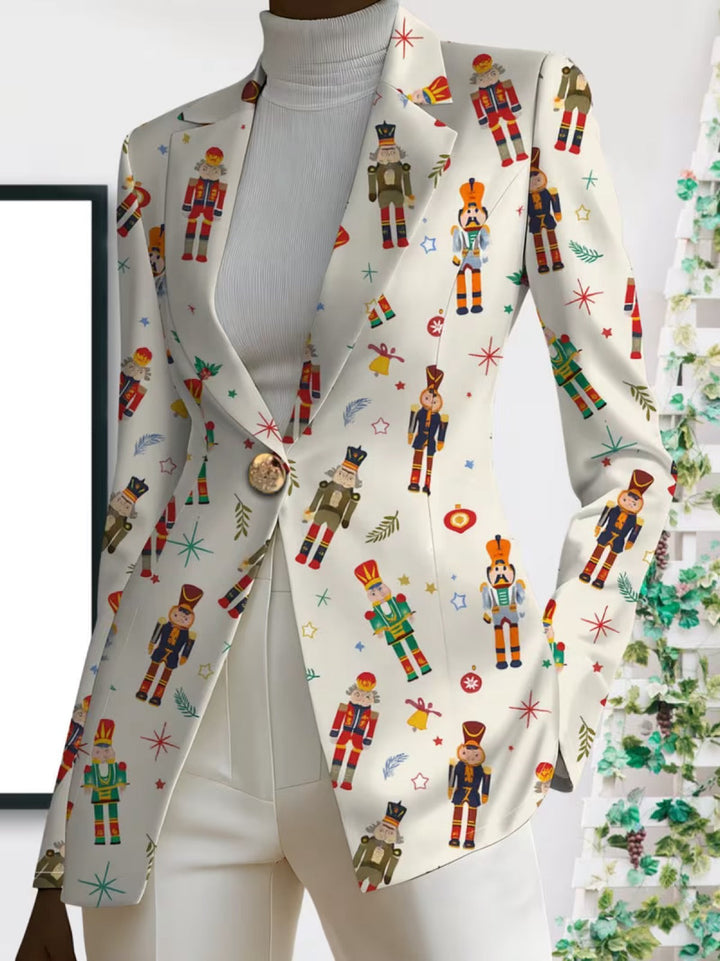 VIVENNE | NOTENKRACKER PRINT BLAZER