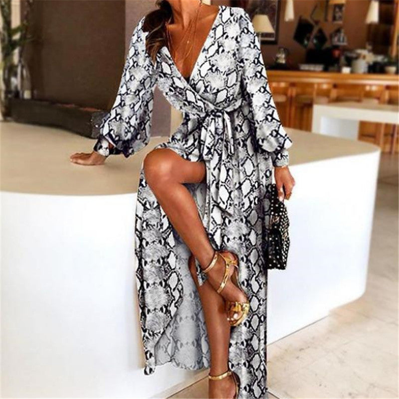 Faye - Boho Geprinte Jurk